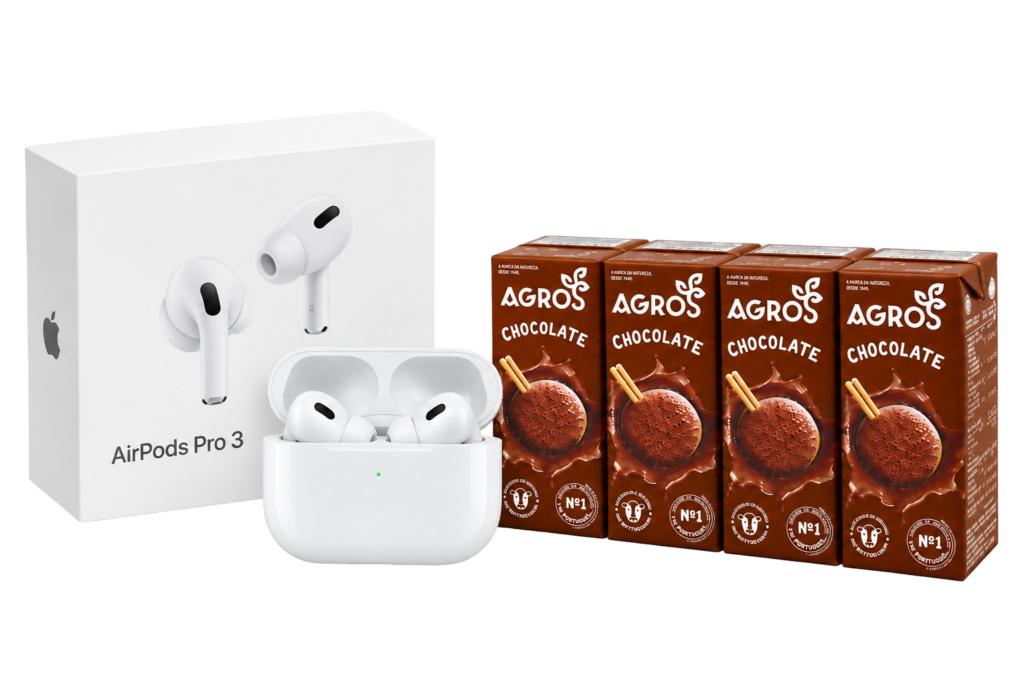 Agros - prémio final 3 Airpods Pro 3